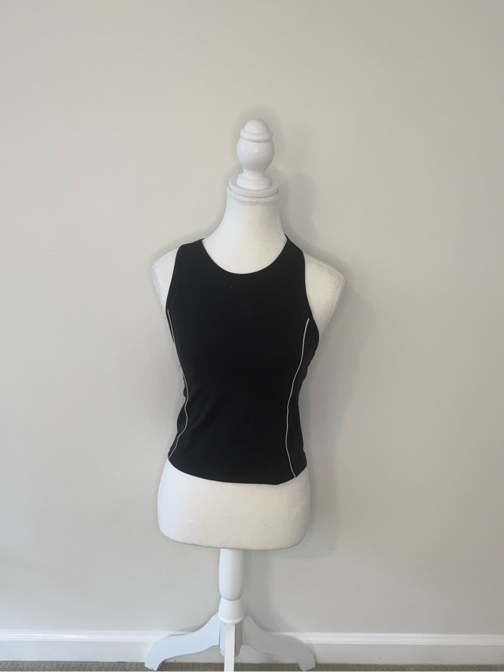 Athleta Y Tank Top with Side Stripes